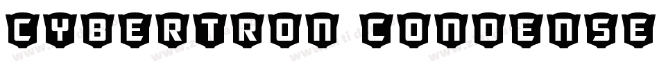 Cybertron Condensed字体转换
